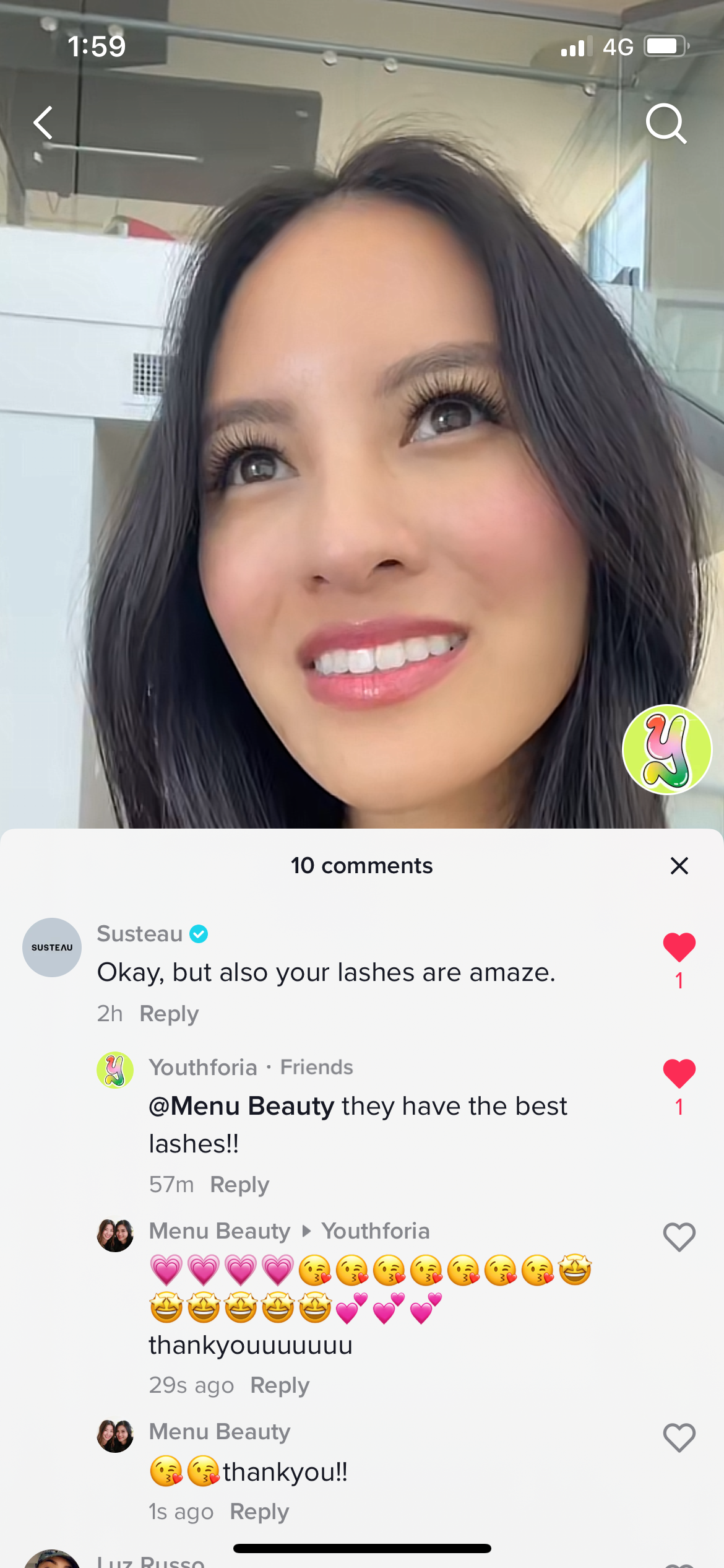 One of our favorite muses! Fiona, CEO of Youthforia, is wearing our A La Carte 204 and looking so beautiful. 